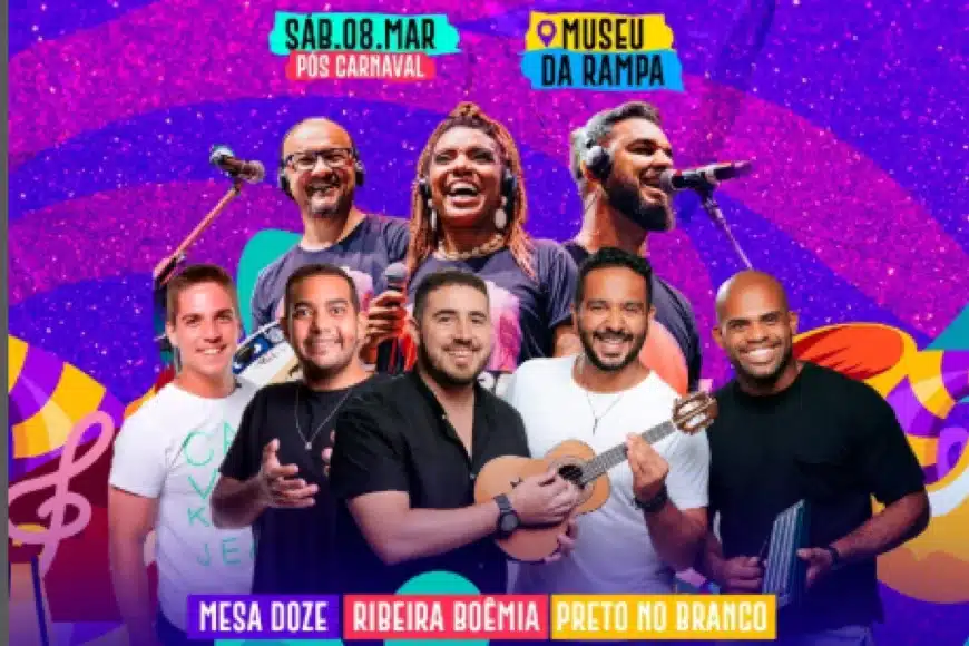 Bloquinho Sambina - Programação Cultural de março 2025 em Natal