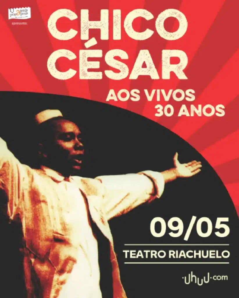 Programação cultural de Maio 2025 em Natal - Chico Cesar