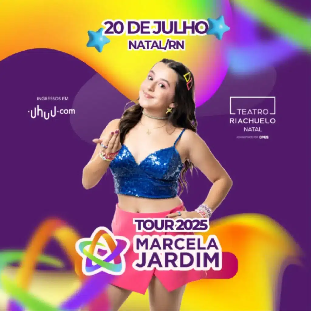 Marcela Jardim - Programação cultural de Julho 2025 em Natal
